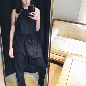 The Fifth Label Black Open Back Jumpsuit